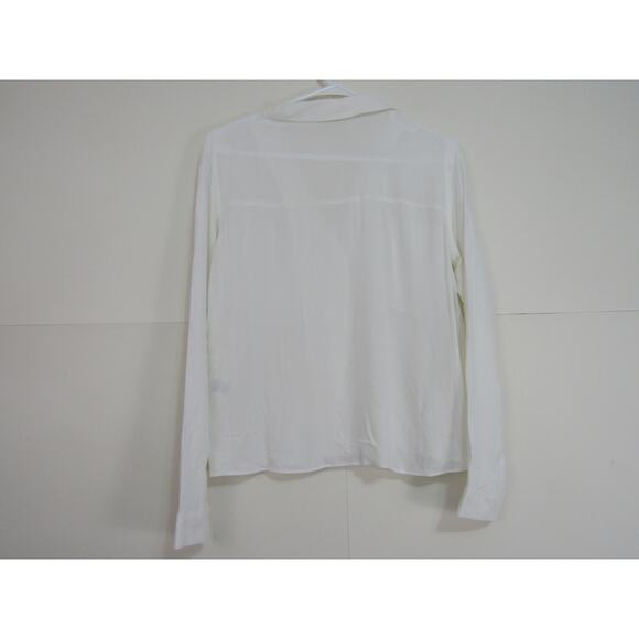 Rag Poets Cream Top Womens sz XS Minimalist Neutral Boho Cottagecore - Picture 2 of 7